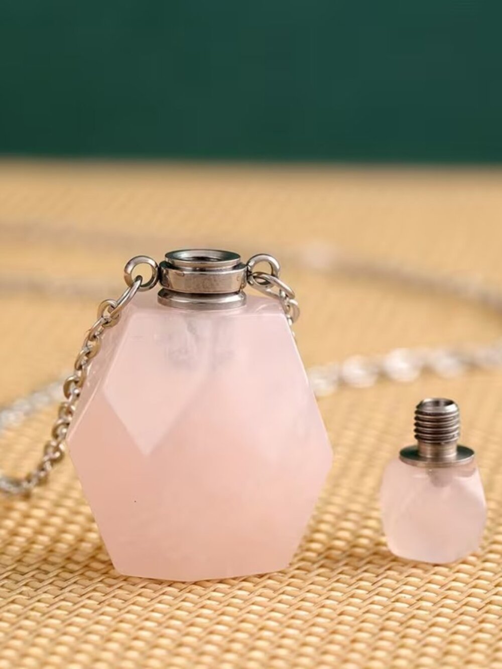 Gemstone Perfume Necklace (Various)